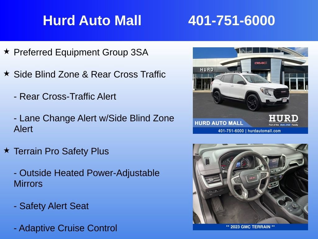 Certified 2023 GMC Terrain SLE w/ Driver Convenience Package image 6