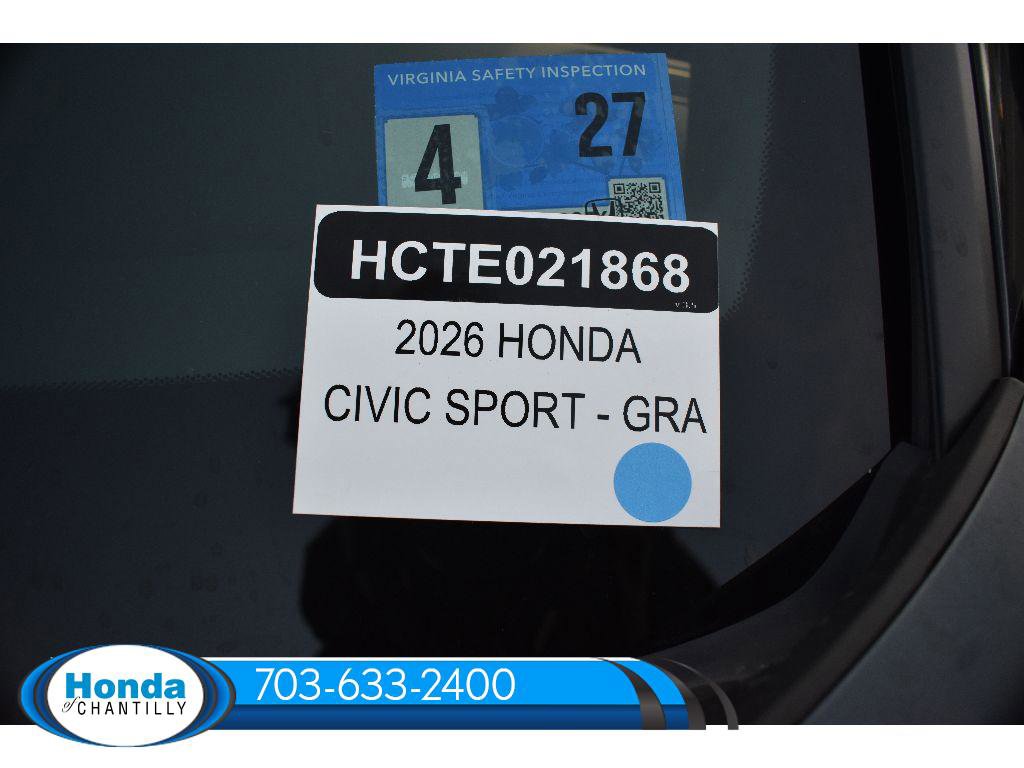 New 2026 Honda Civic Sport image 33