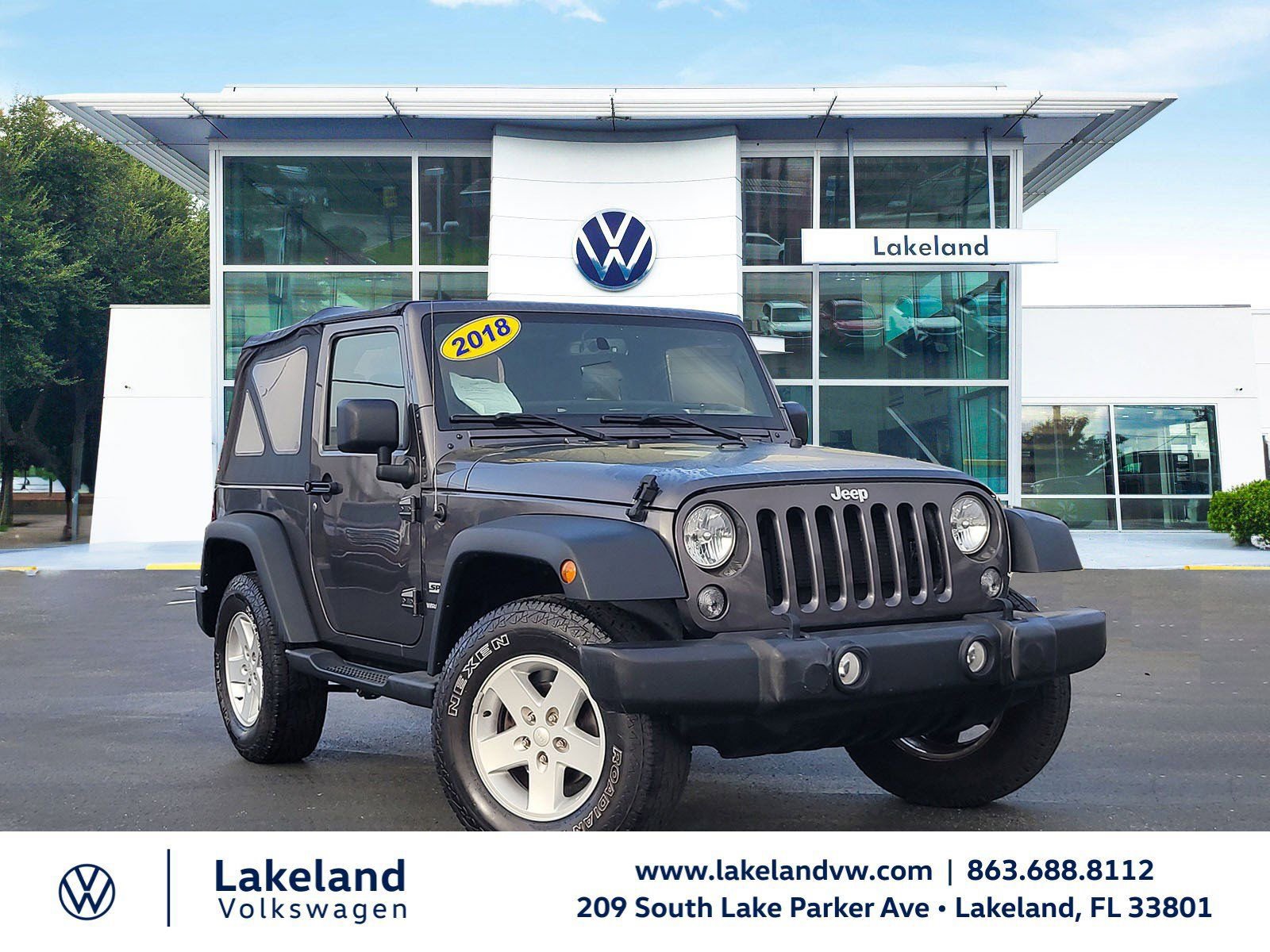 Used 2018 Jeep Wrangler Sport image 1