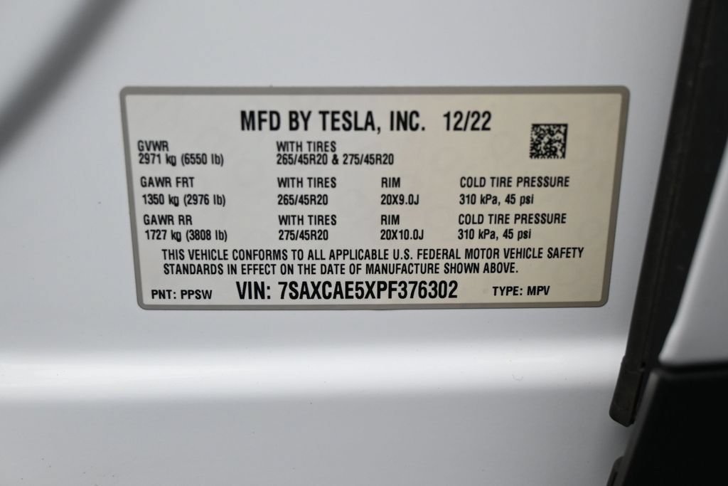 Used 2023 Tesla Model X AWD/4WD image 8