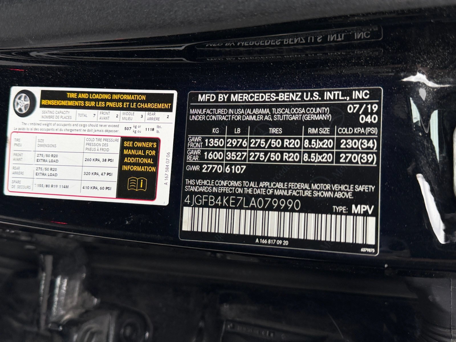 Certified 2020 Mercedes-Benz GLE 350 4MATIC image 13