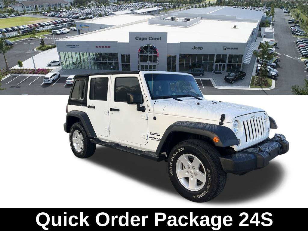 Used 2015 Jeep Wrangler Unlimited Sport w/ Quick Order Package 24S AWD/4WD image 3