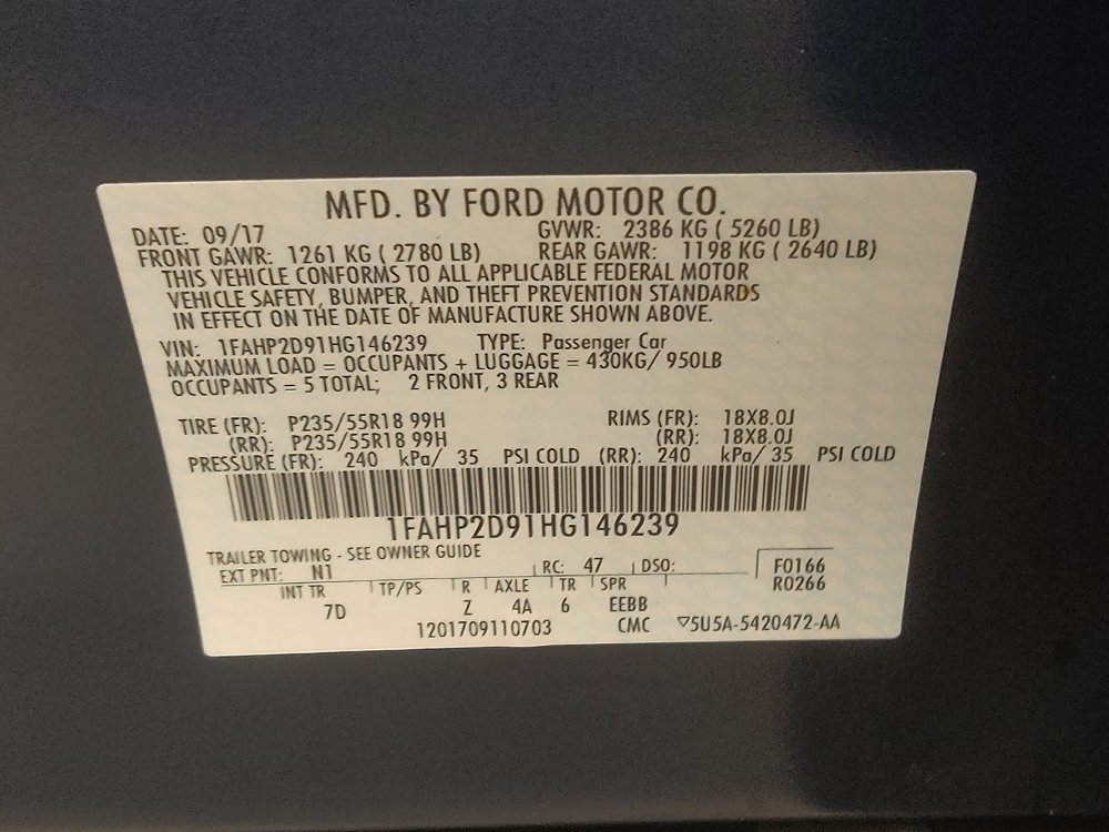 Used 2017 Ford Taurus SE FWD image 33