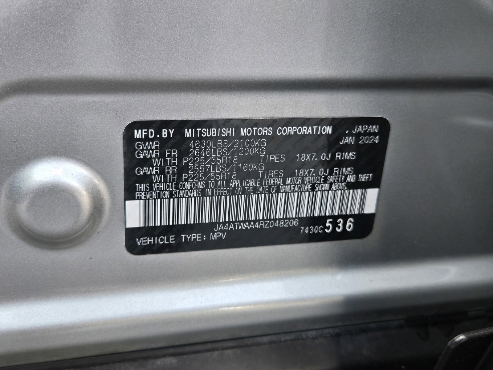 Used 2024 Mitsubishi Eclipse Cross SE image 27