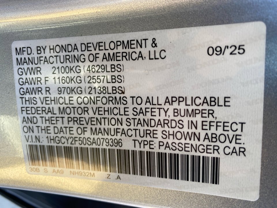 Certified 2025 Honda Accord Sport image 38