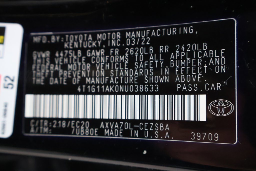 Used 2022 Toyota Camry SE FWD image 64