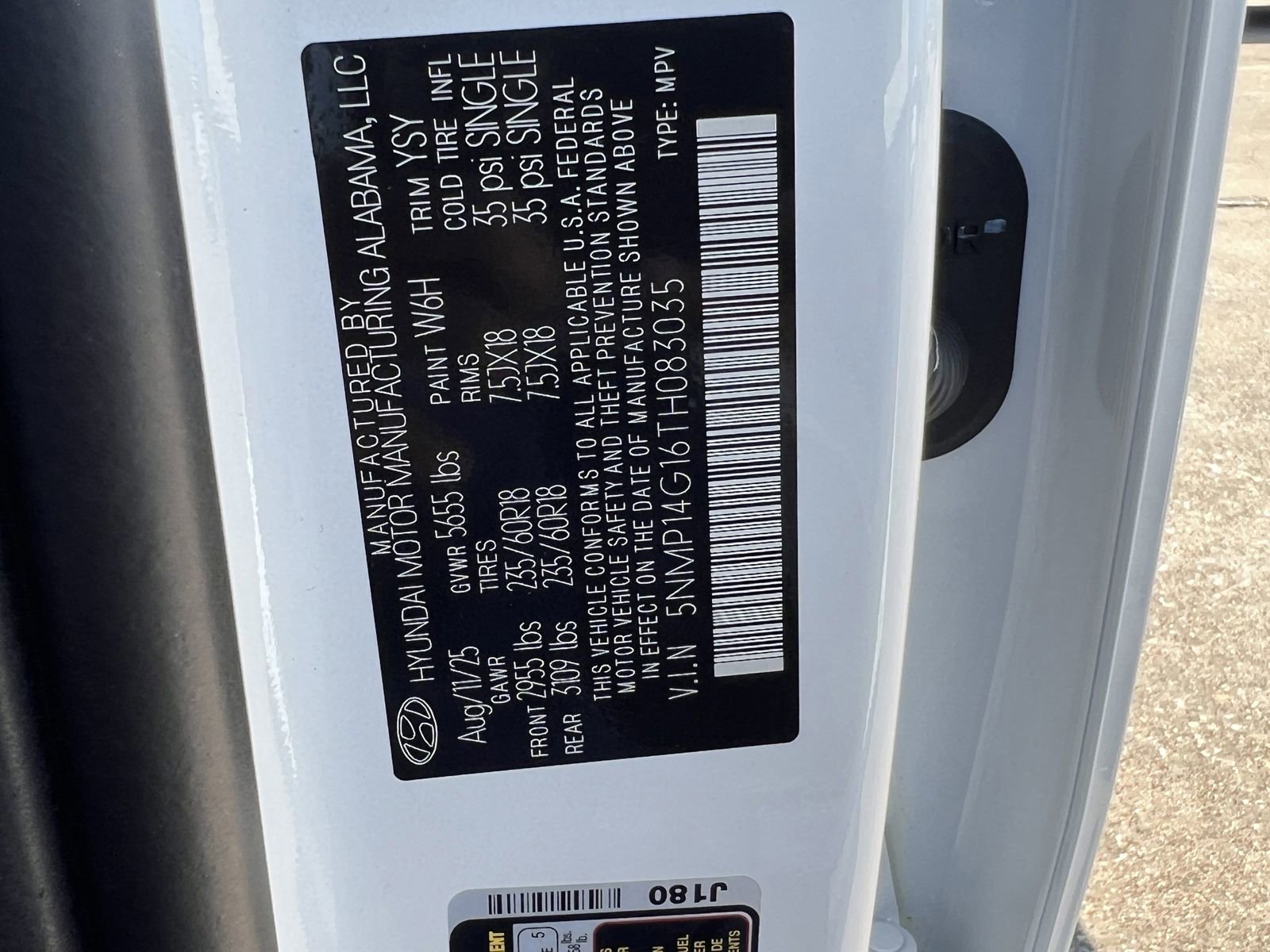 New 2026 Hyundai Santa Fe SE image 21