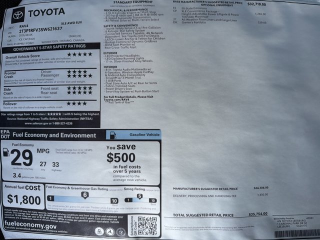 New 2025 Toyota RAV4 XLE image 25