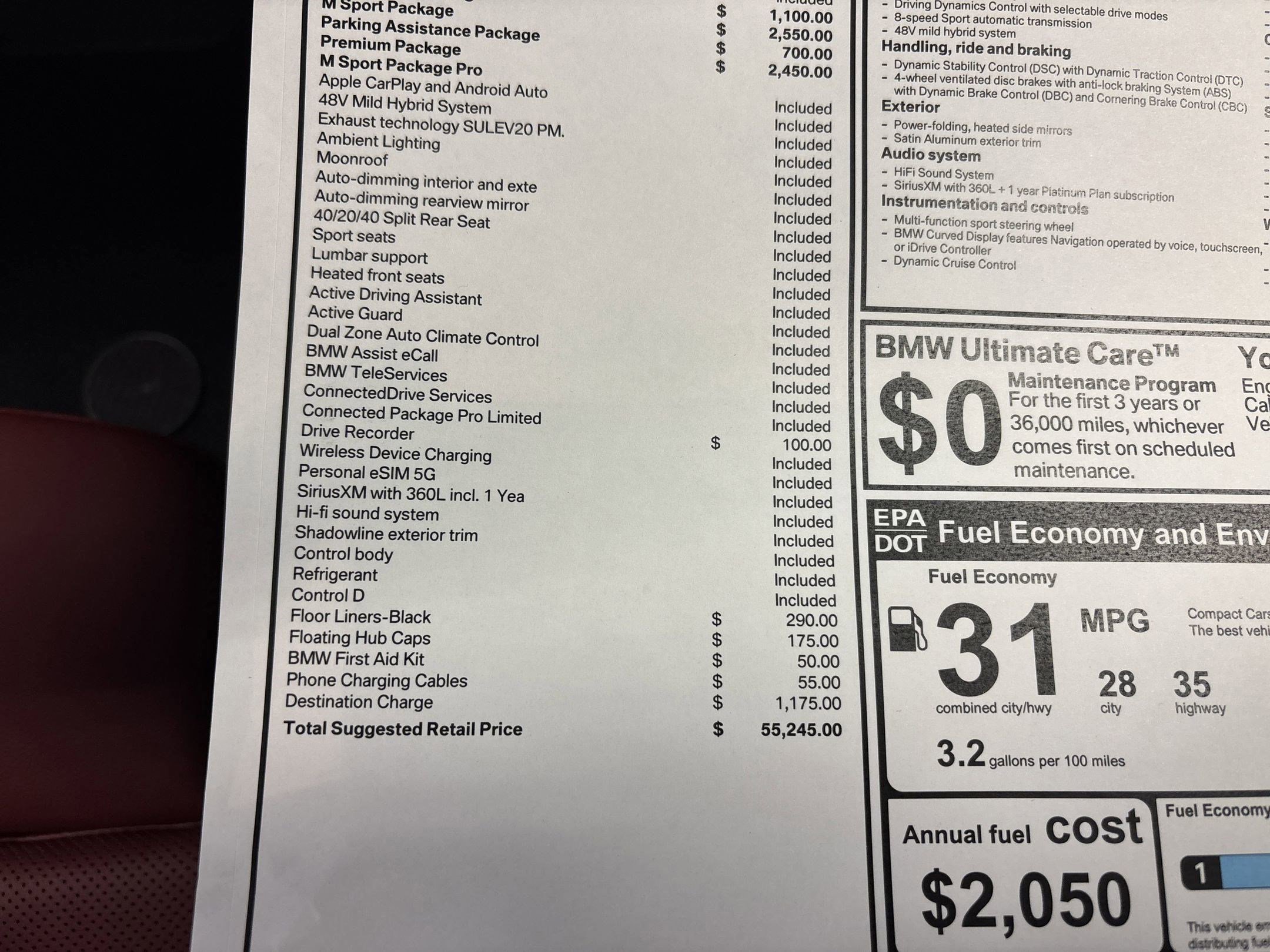 Used 2025 BMW 330i Sedan w/ M Sport Package image 38