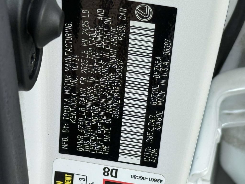 Used 2025 Lexus ES 350 w/ Premium Package FWD image 31