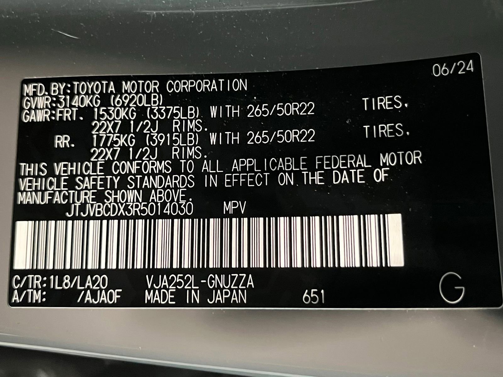 Used 2024 Lexus GX 550 w/ Accessory Package (Z1) AWD/4WD image 19