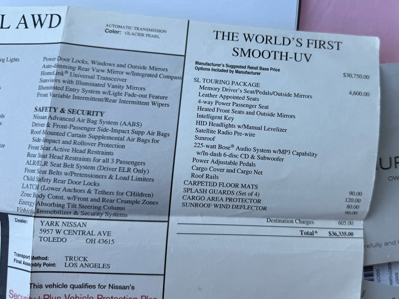 Used 2006 Nissan Murano SL w/ (G04) SL Touring Pkg image 50