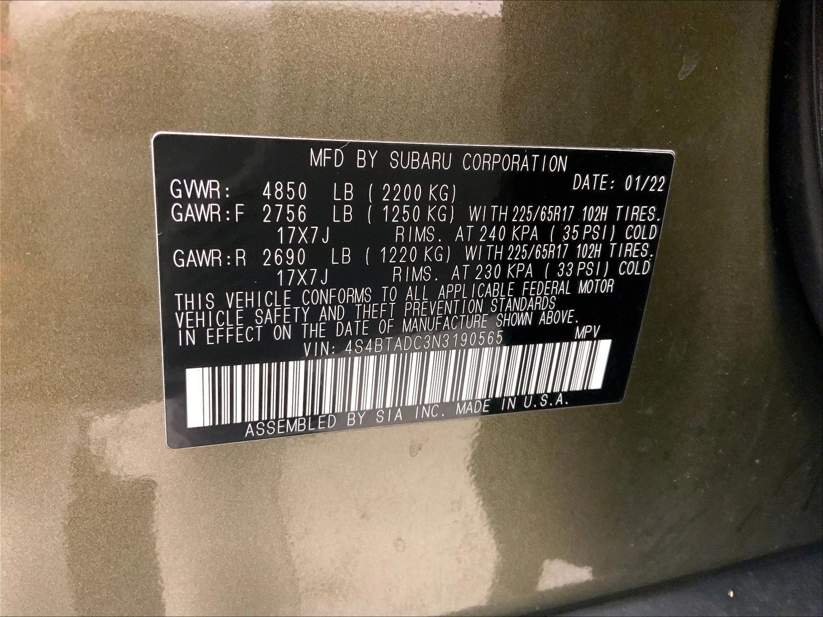 Used 2022 Subaru Outback Premium AWD/4WD image 33