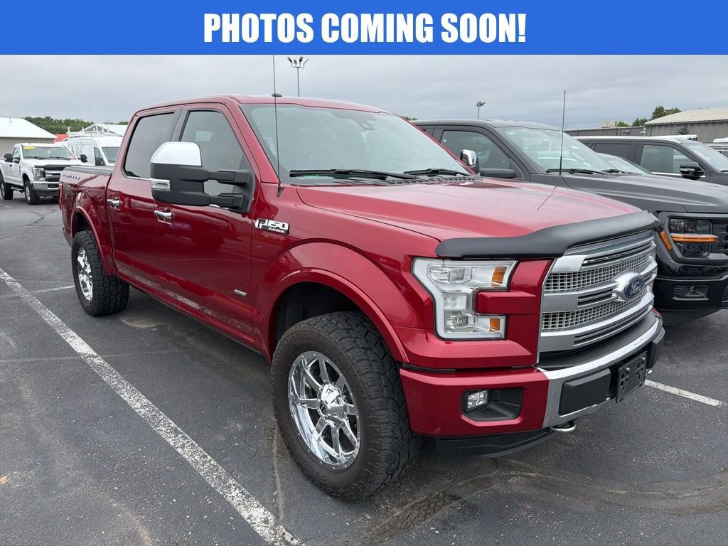 Used 2015 Ford F150 Platinum w/ Trailer Tow Package