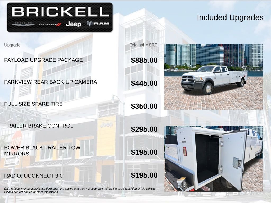 Used 2018 RAM 5500 Tradesman w/ Payload Upgrade Package RWD image 5