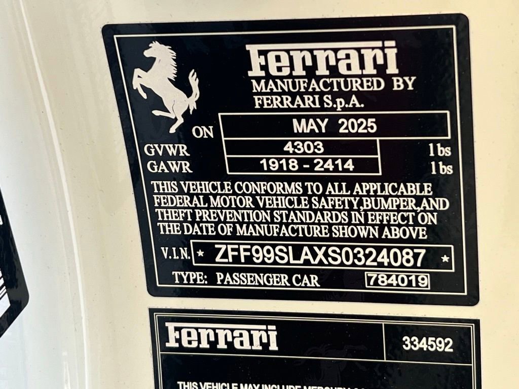 Used 2025 Ferrari 296 GTB RWD image 12
