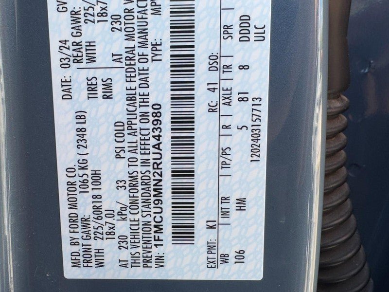 Used 2024 Ford Escape ST-Line w/ Tech Pack #1 AWD/4WD image 25