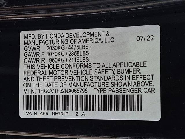 Used 2022 Honda Accord Sport image 24