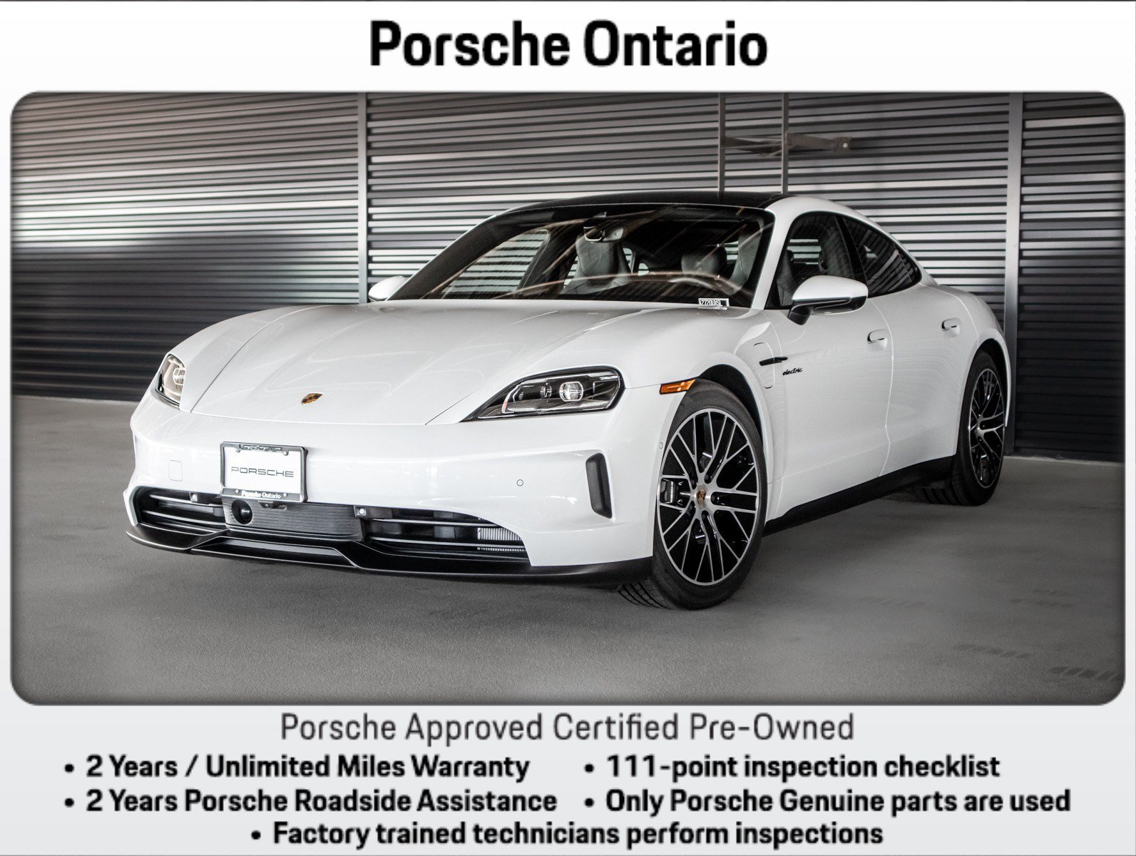 Certified 2026 Porsche Taycan AWD/4WD image 1