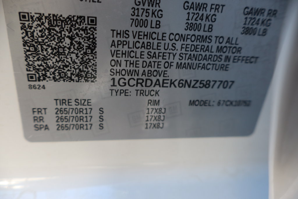 Used 2022 Chevrolet Silverado 1500 W/T w/ WT Value Package AWD/4WD image 27