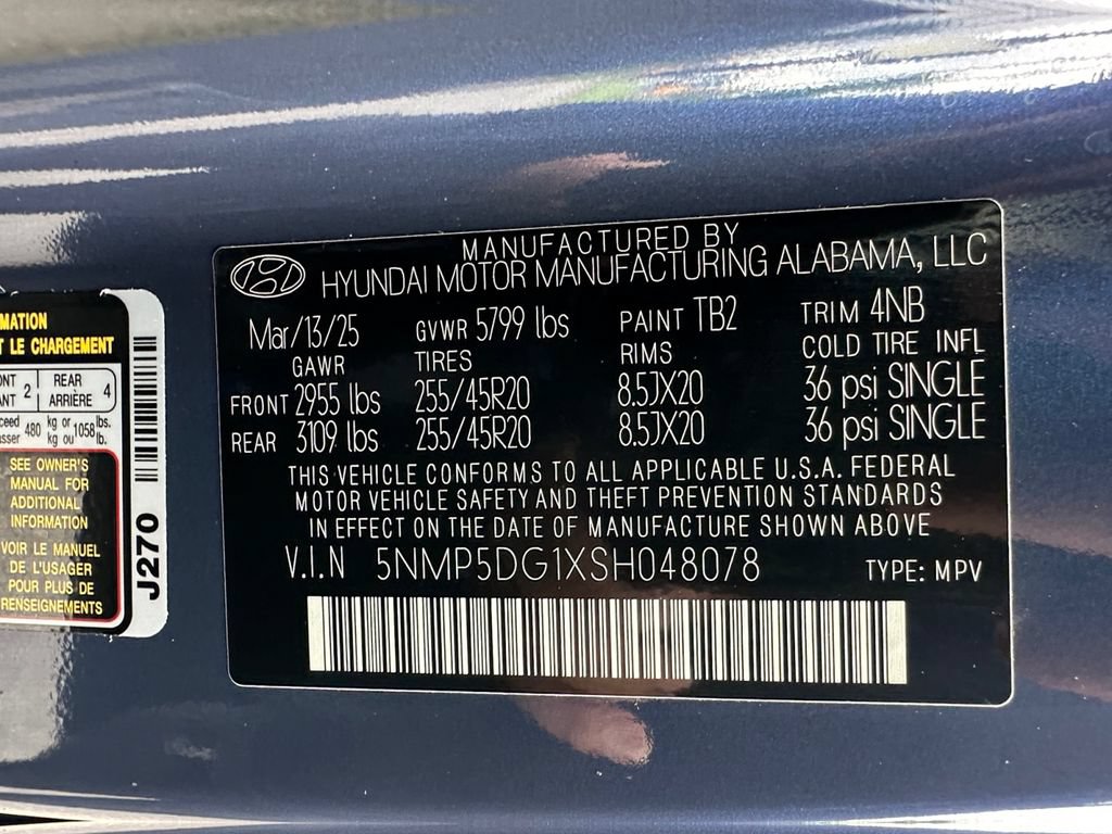 Used 2025 Hyundai Santa Fe Calligraphy AWD/4WD image 17