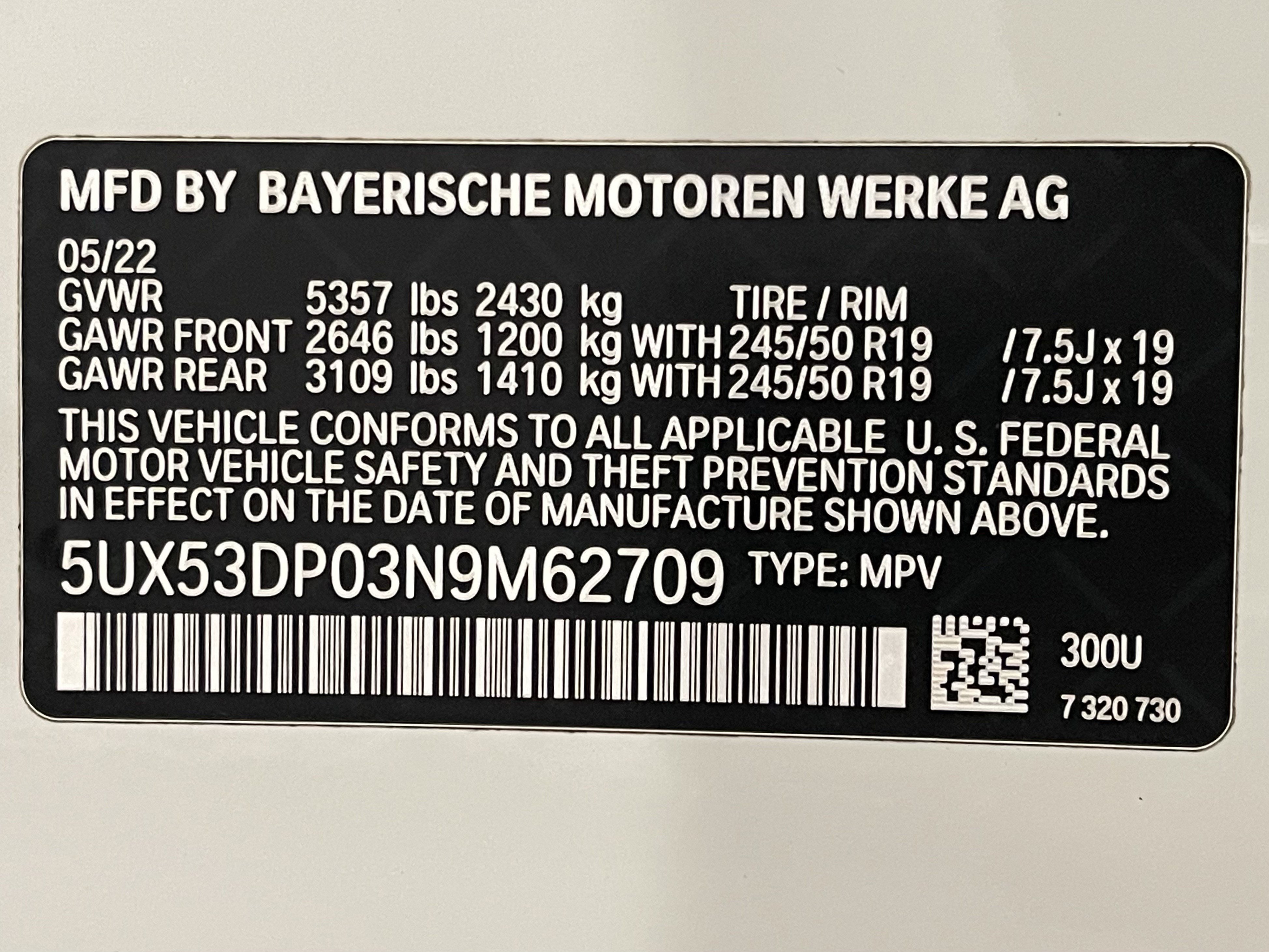 Certified 2022 BMW X3 xDrive30i w/ M Sport Package 2 image 25