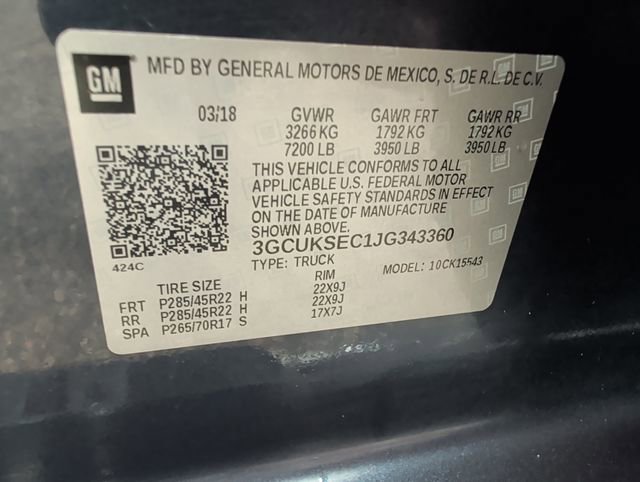 Used 2018 Chevrolet Silverado 1500 LTZ Z71 w/ Centennial Edition AWD/4WD image 38