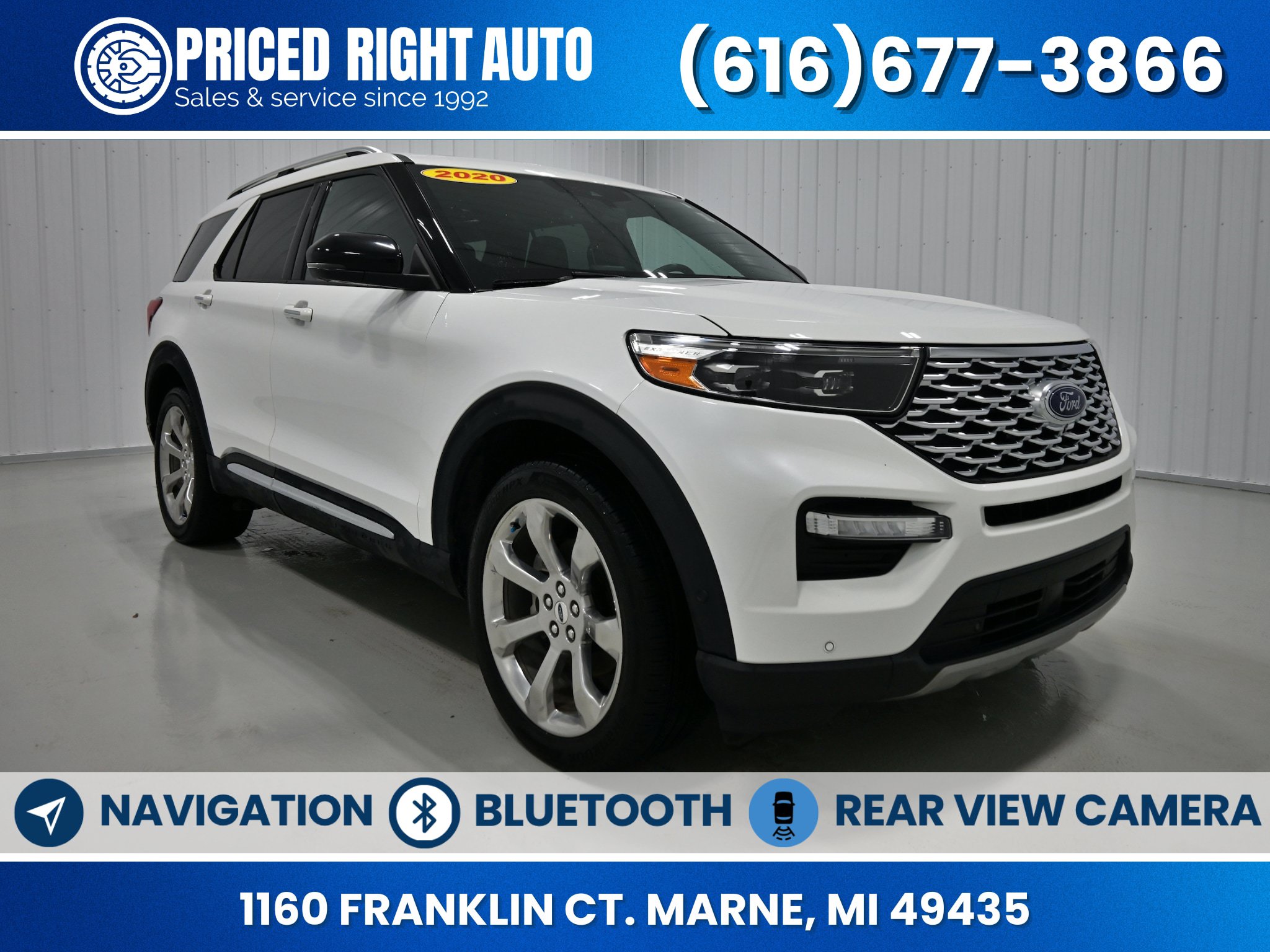 Used 2020 Ford Explorer Platinum w/ Premium Technology Package