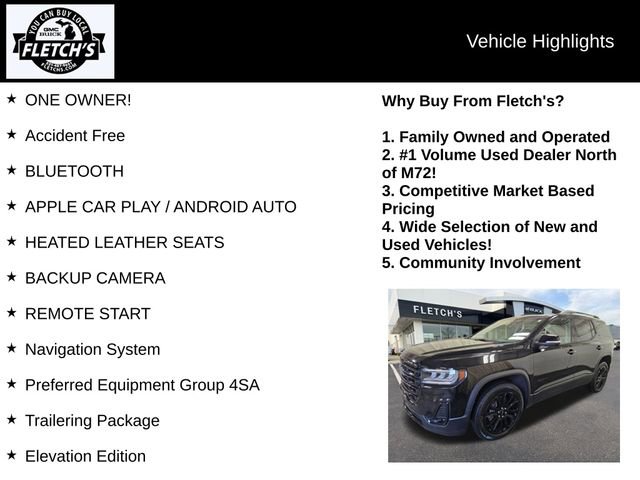 Used 2023 GMC Acadia SLT w/ Elevation Edition video 2