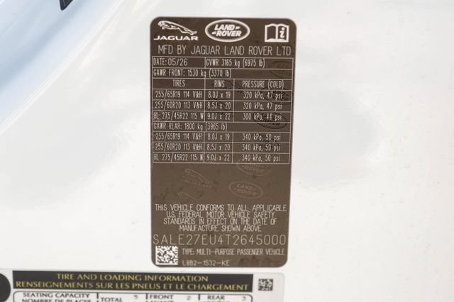 New 2026 Land Rover Defender 110 X-Dynamic SE AWD/4WD image 65