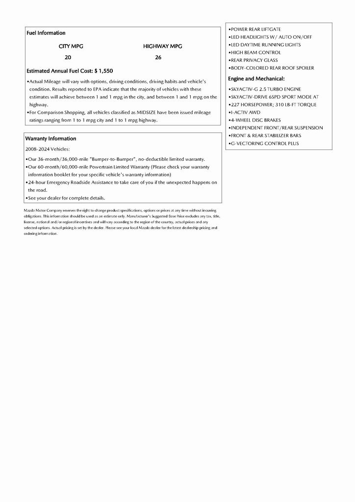 Used 2022 MAZDA CX-9 Touring w/ Touring Premium Package image 5