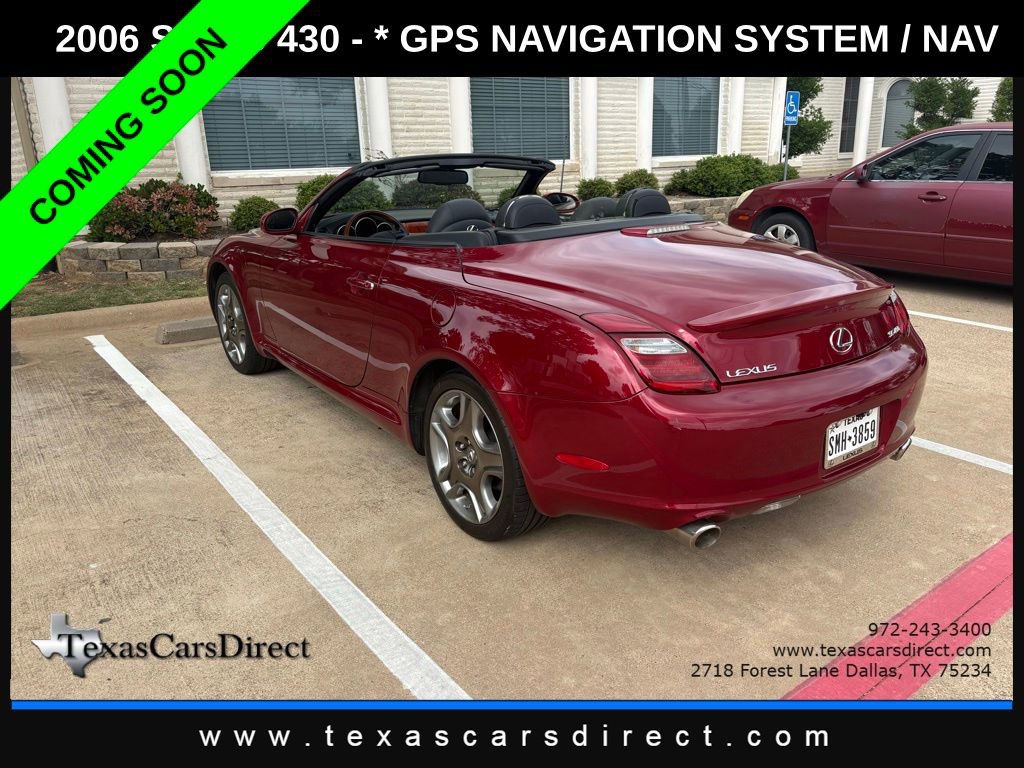 Used 2006 Lexus SC 430 Convertible RWD image 5