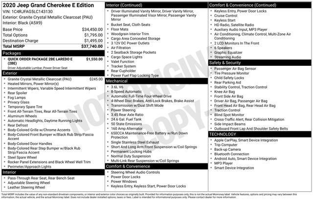 Used 2020 Jeep Grand Cherokee Laredo image 4