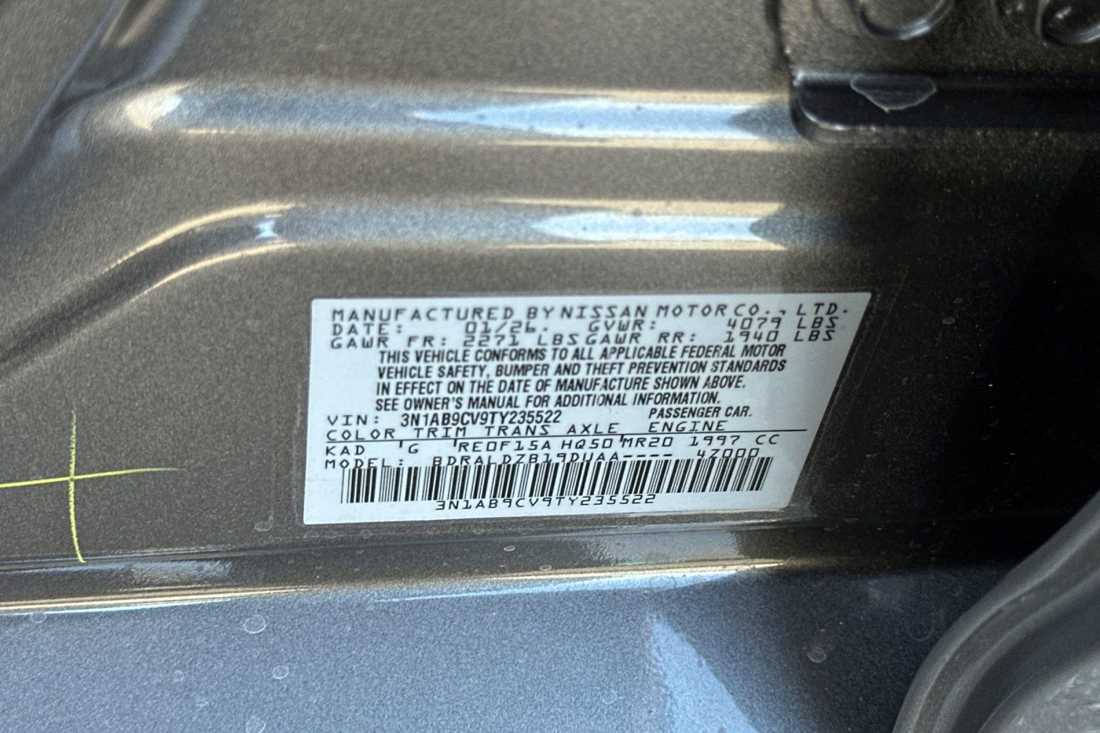 New 2026 Nissan Sentra SV w/ Floor Mat Package image 23