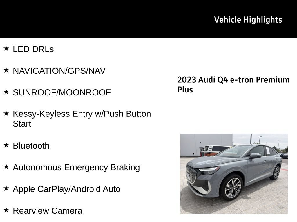Used 2023 Audi Q4 e-tron Premium Plus w/ Premium Plus AWD/4WD image 28
