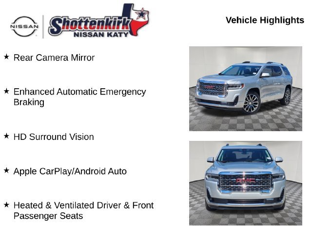 Used 2020 GMC Acadia Denali w/ Technology Package FWD image 25