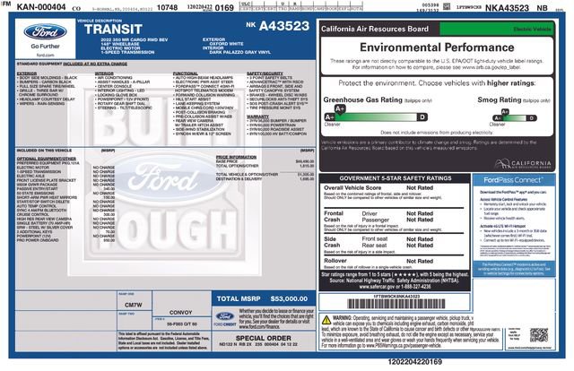 Used 2022 Ford E-Transit Medium Roof image 5