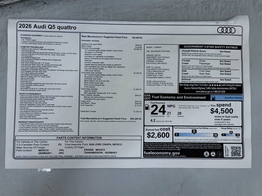New 2026 Audi Q5 Premium AWD/4WD image 9
