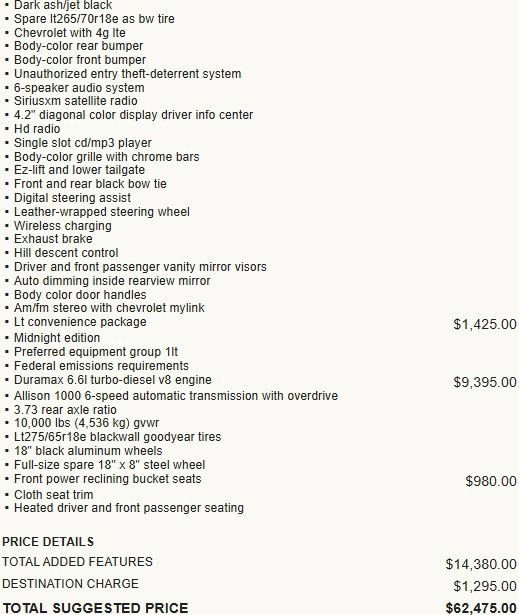 Used 2018 Chevrolet Silverado 2500 LT w/ Midnight Edition image 4