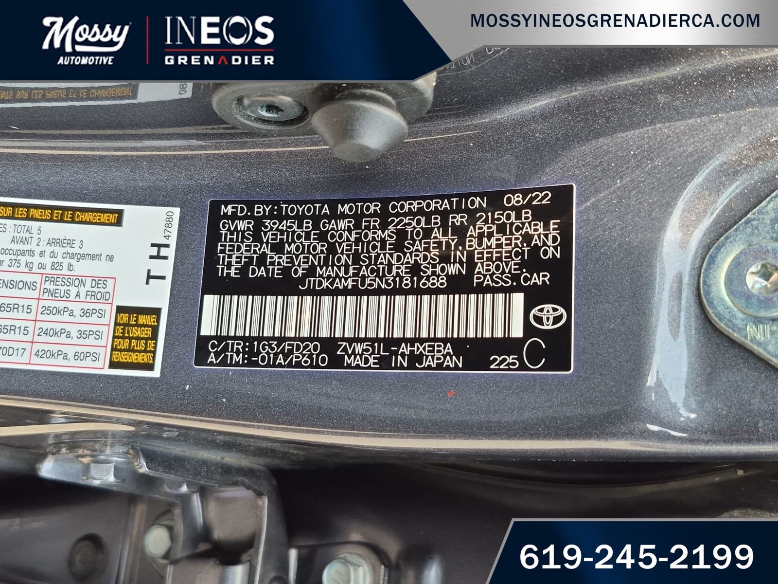 Used 2022 Toyota Prius LE FWD image 23