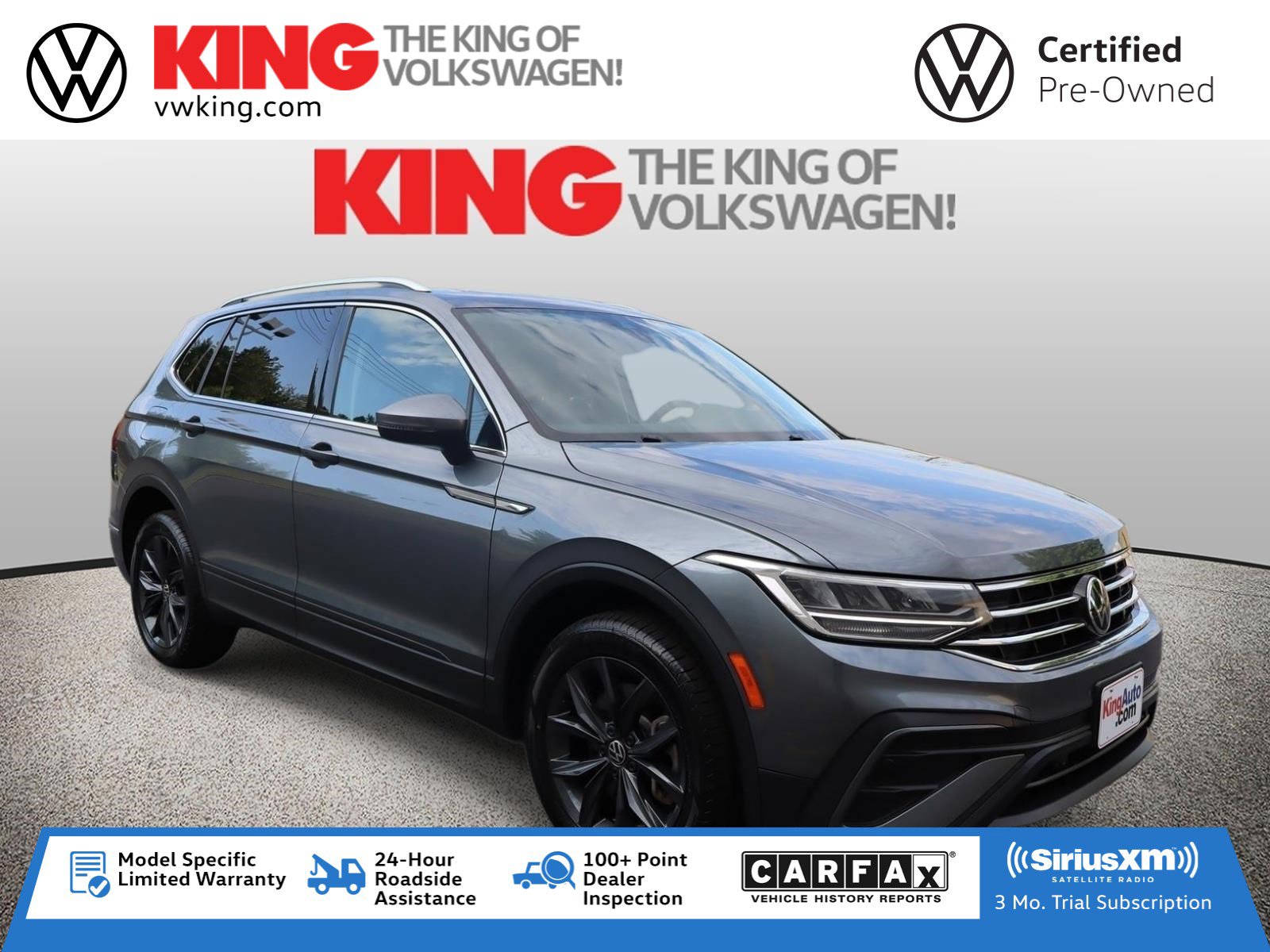 Certified 2022 Volkswagen Tiguan SE w/ Panoramic Sunroof Package