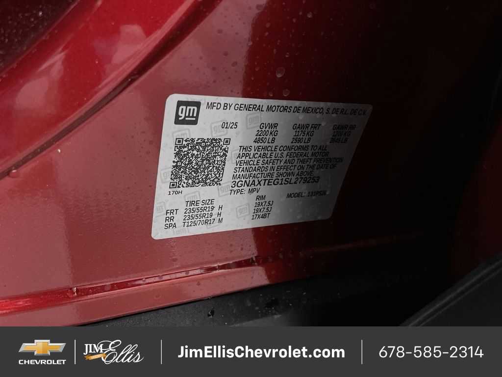 New 2025 Chevrolet Equinox RS w/ Safety and Technology Package AWD/4WD image 67