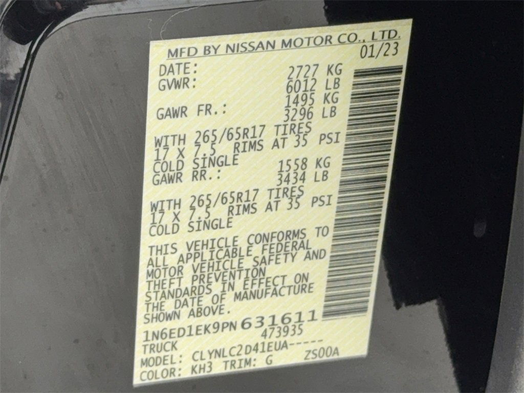 Used 2023 Nissan Frontier SV w/ SV Convenience Package image 57