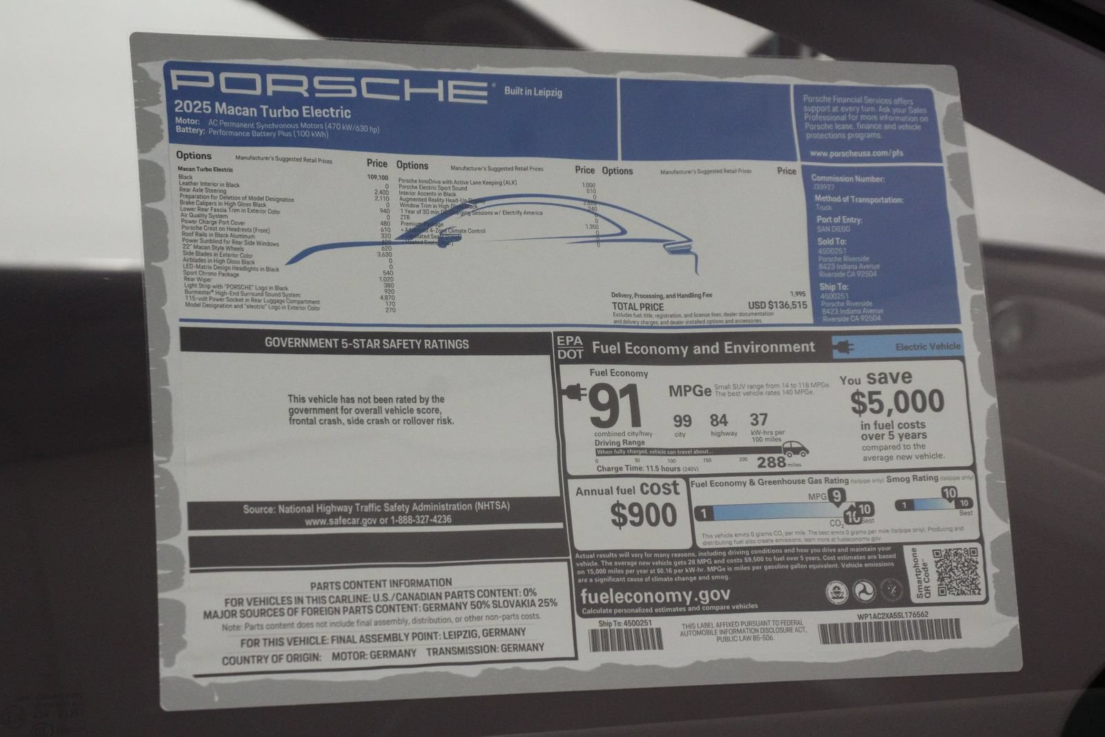 New 2025 Porsche Macan Turbo Electric AWD/4WD image 25