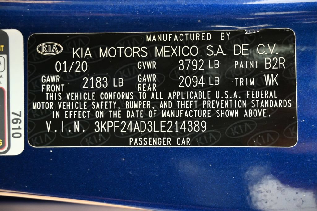 Used 2020 Kia Forte LXS FWD image 36