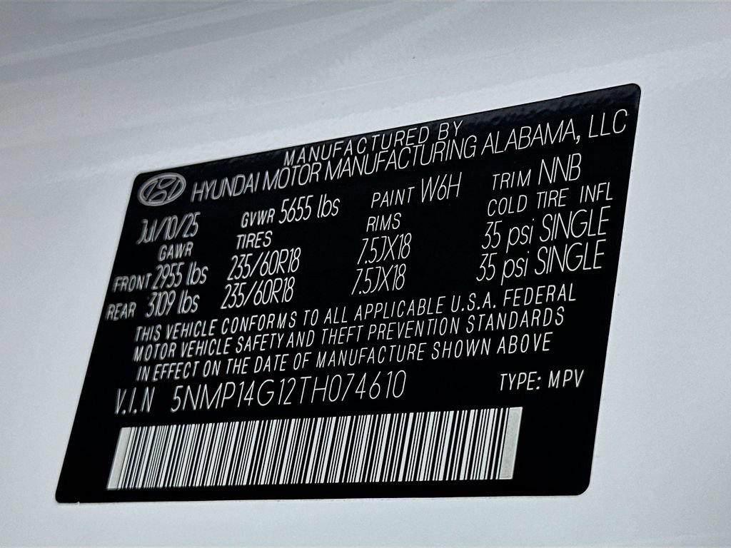 Certified 2026 Hyundai Santa Fe SE FWD image 31