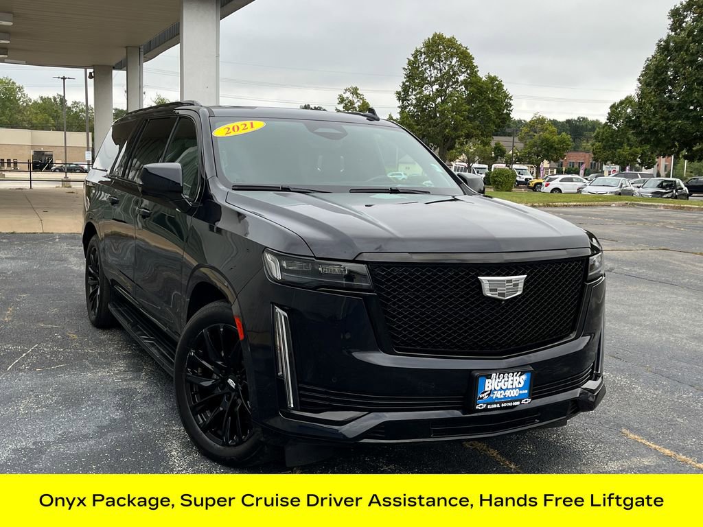 Used 2021 Cadillac Escalade ESV Sport Platinum w/ LPO, ONYX Package video 1