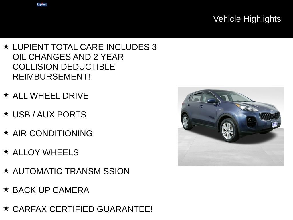 Certified 2018 Kia Sportage LX image 5