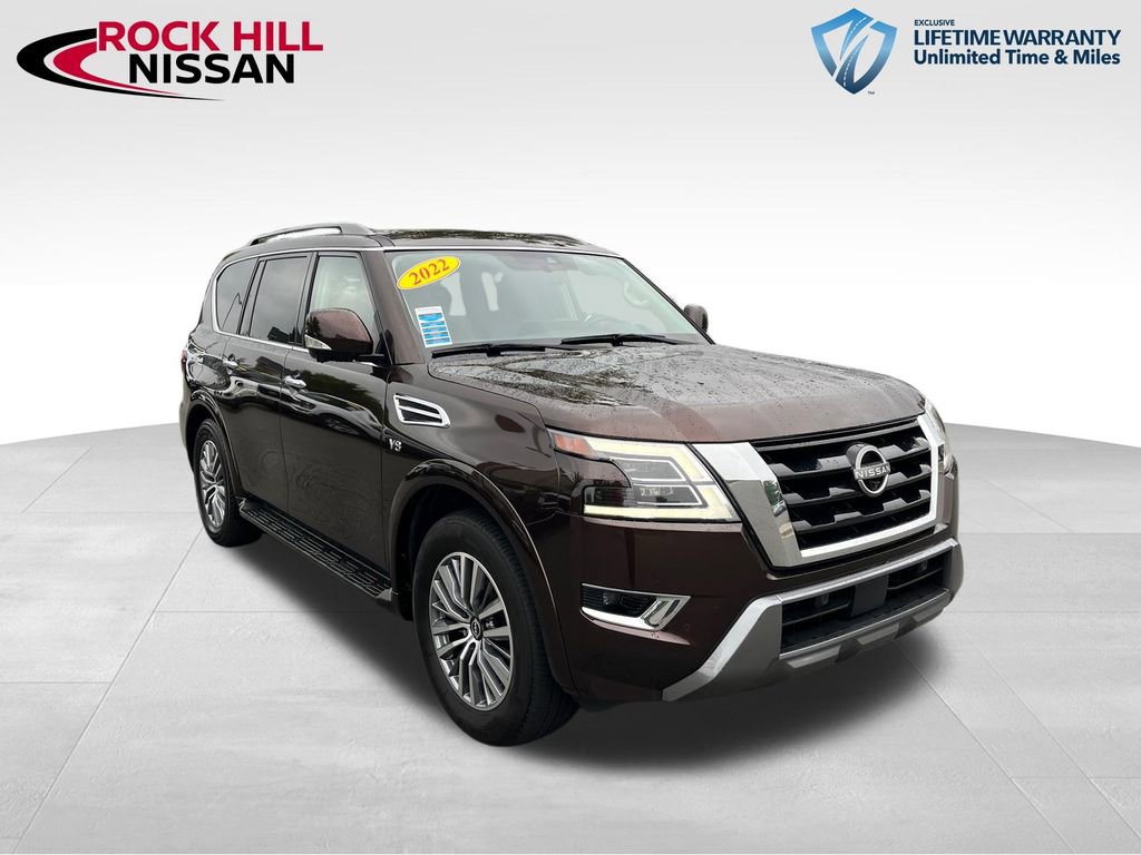 Used 2022 Nissan Armada SL w/ Captain's Chairs Package