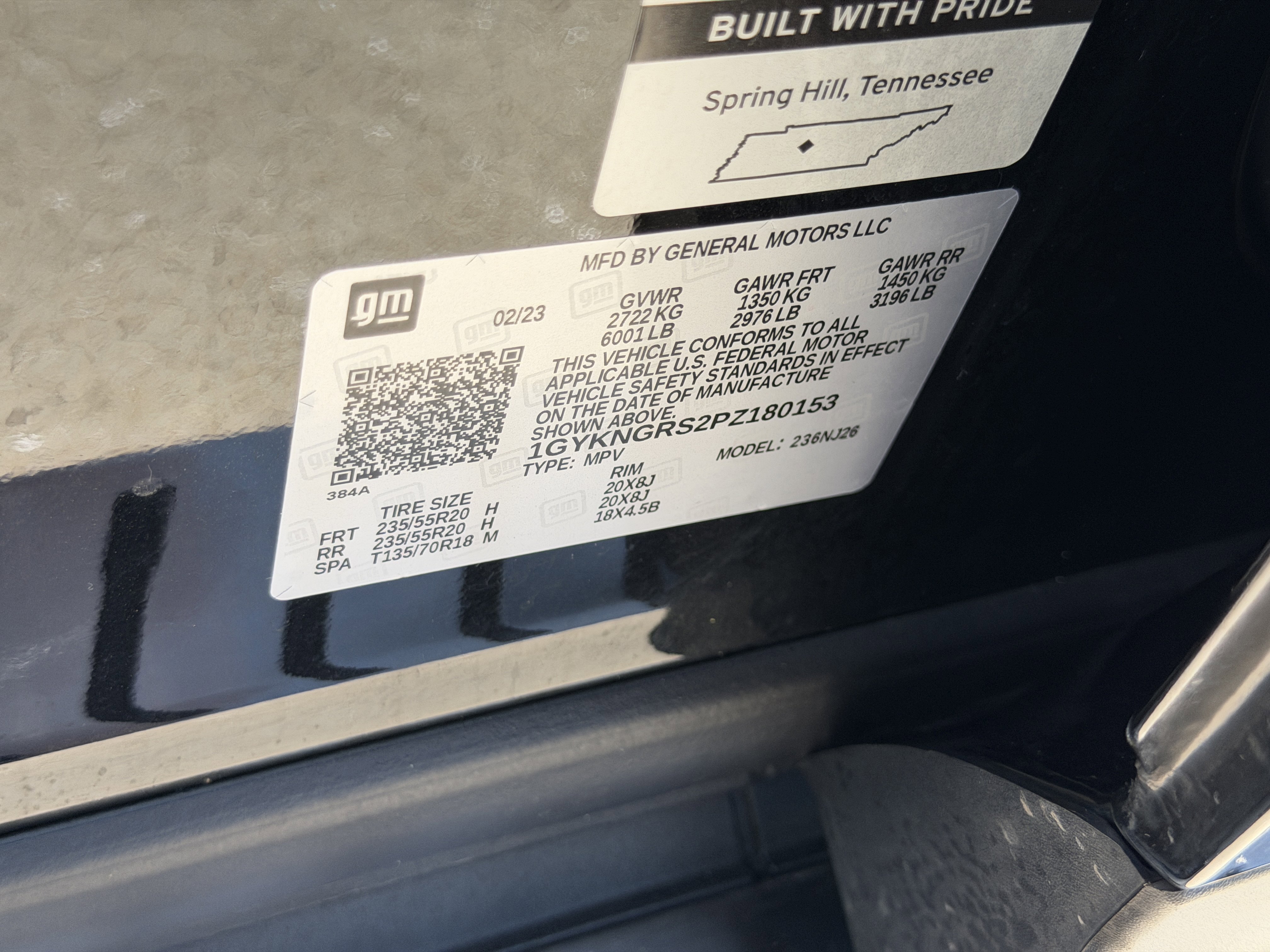 Certified 2023 Cadillac XT5 Sportv w/ LPO, Floor Liner Package AWD/4WD image 35